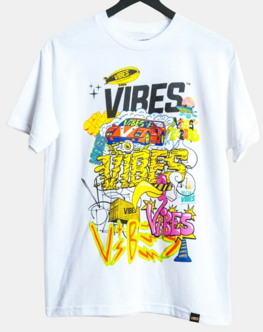 Vibes Collage Short Sleeve Tee